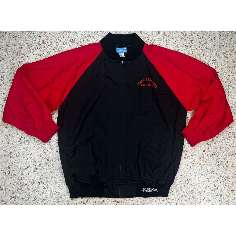 Stall & Dean Vtg Washington Black Senators Negro League Team Jacket Size 3XL